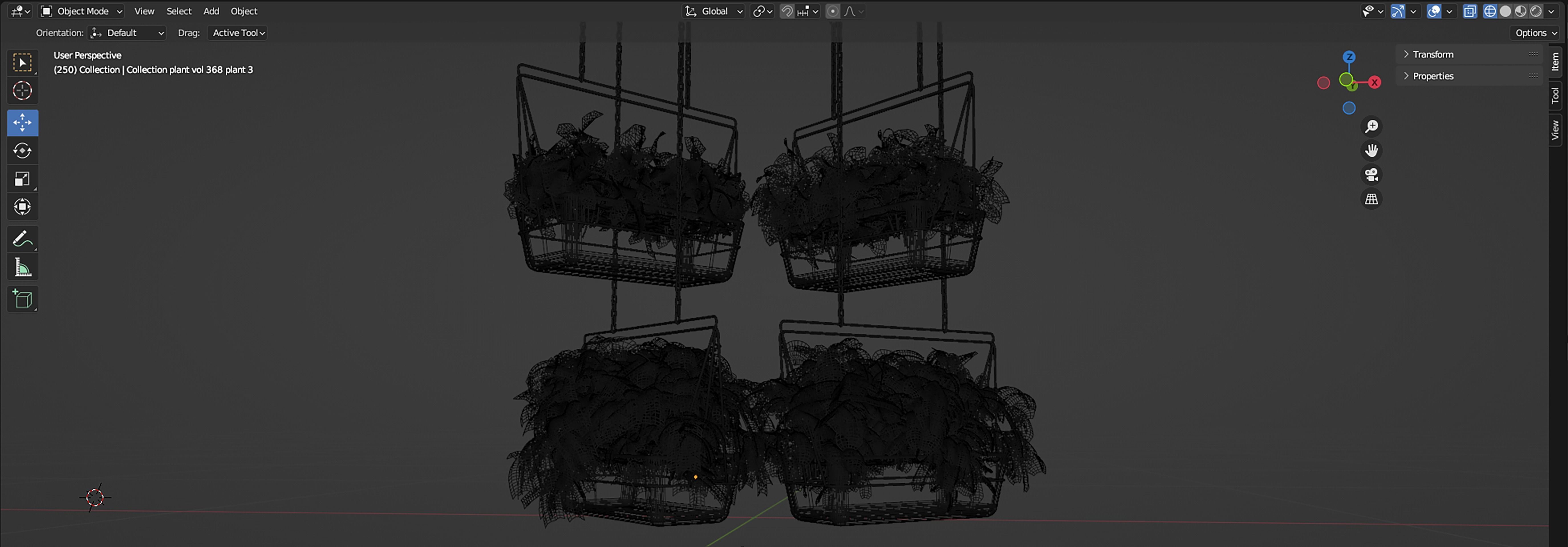 Collection plant vol 368  - blender model  3D model_7