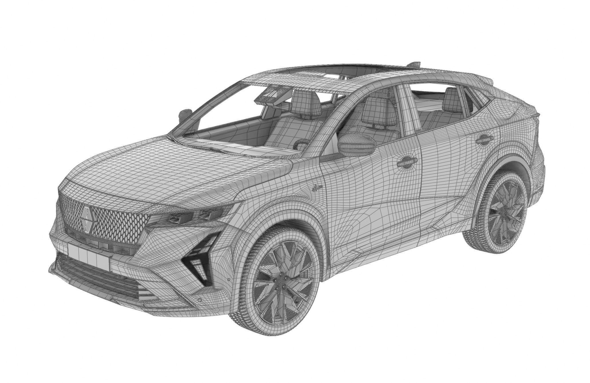 Crossover Renault Rafale 2023 3D model_14