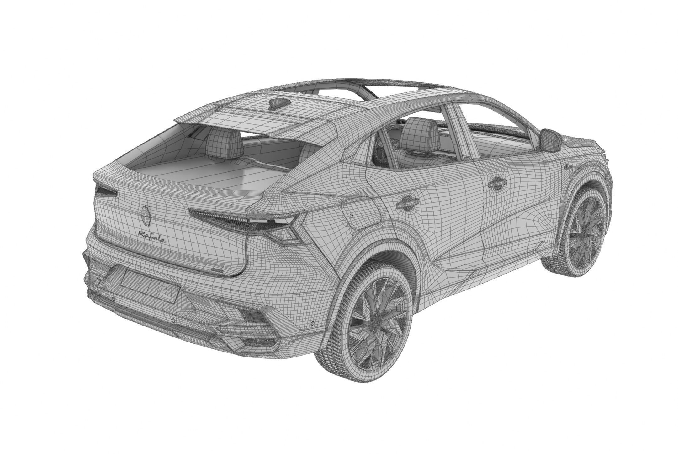 Crossover Renault Rafale 2023 3D model_13