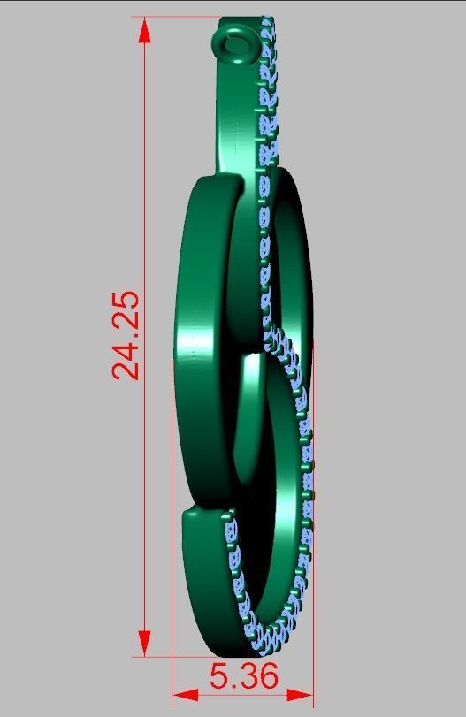Pendant model 3D 0266 printable model10 3D print model_15