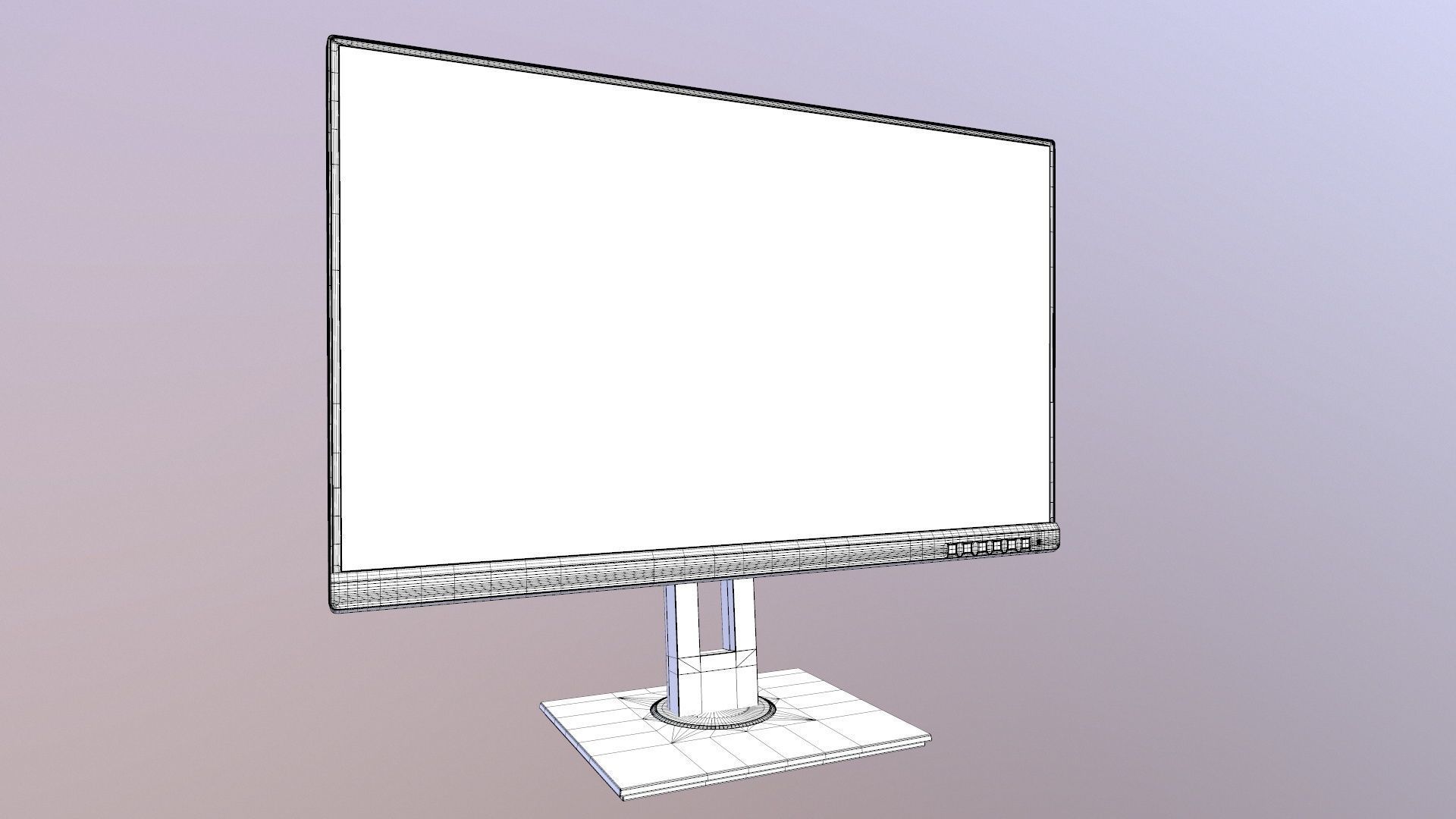 ASUS Monitor 3D model_15