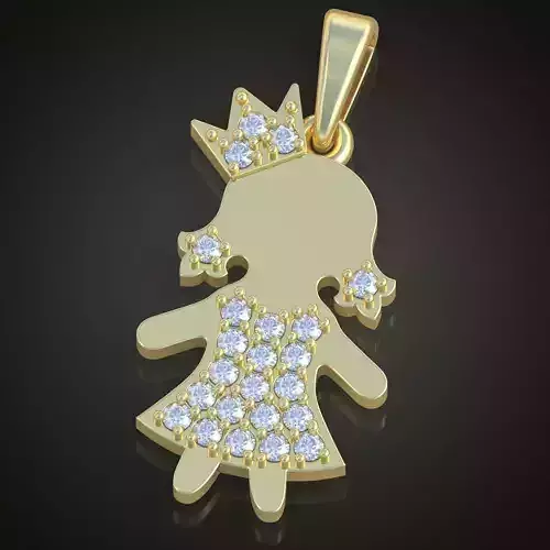 Pendant model 3D 0223 printable model Free 3D print model