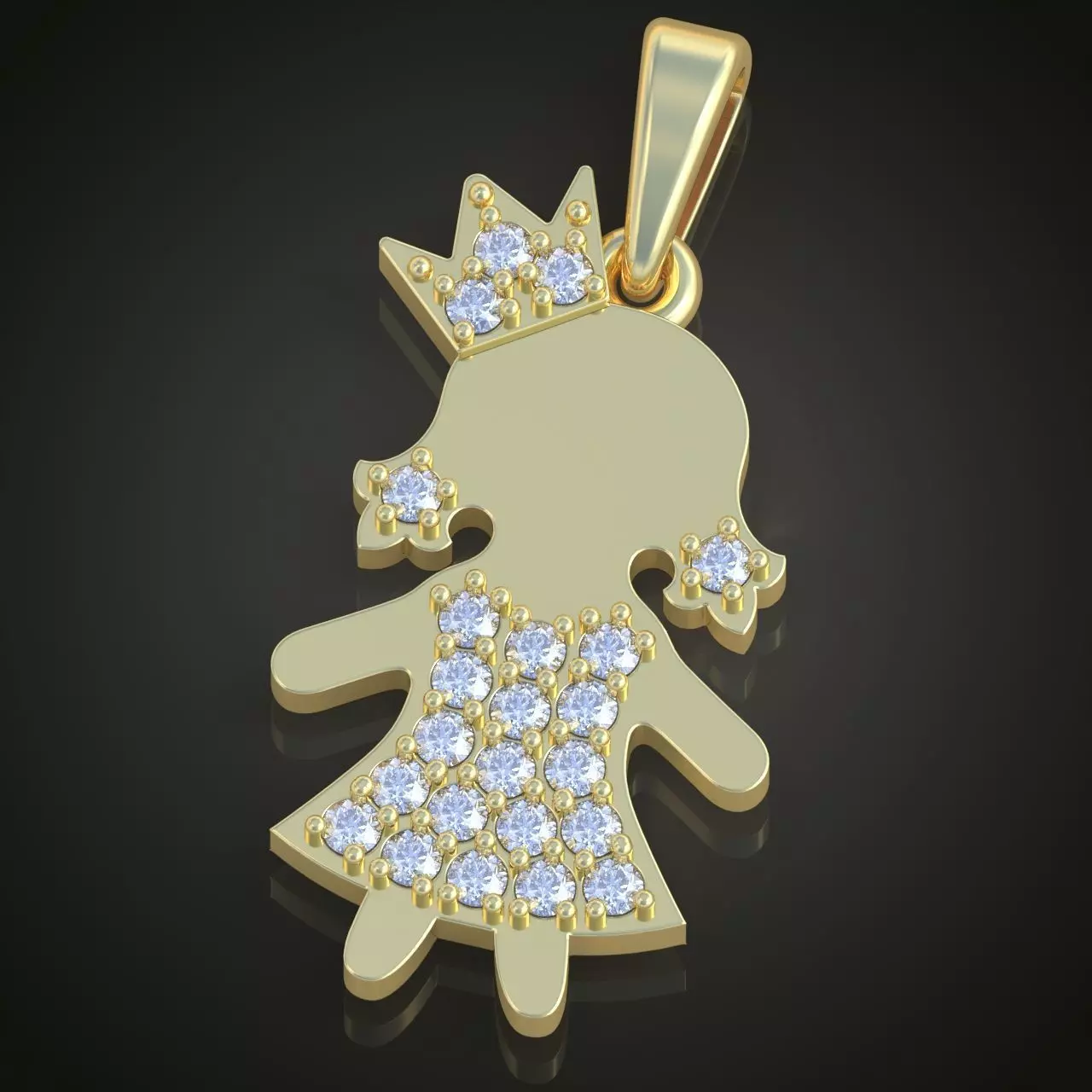 Pendant model 3D 0223 printable model Free 3D print model
