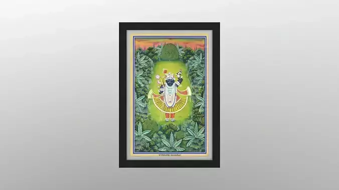 Braj Art Painting 3D model
