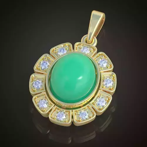 Pendant model 3D 0224 printable model