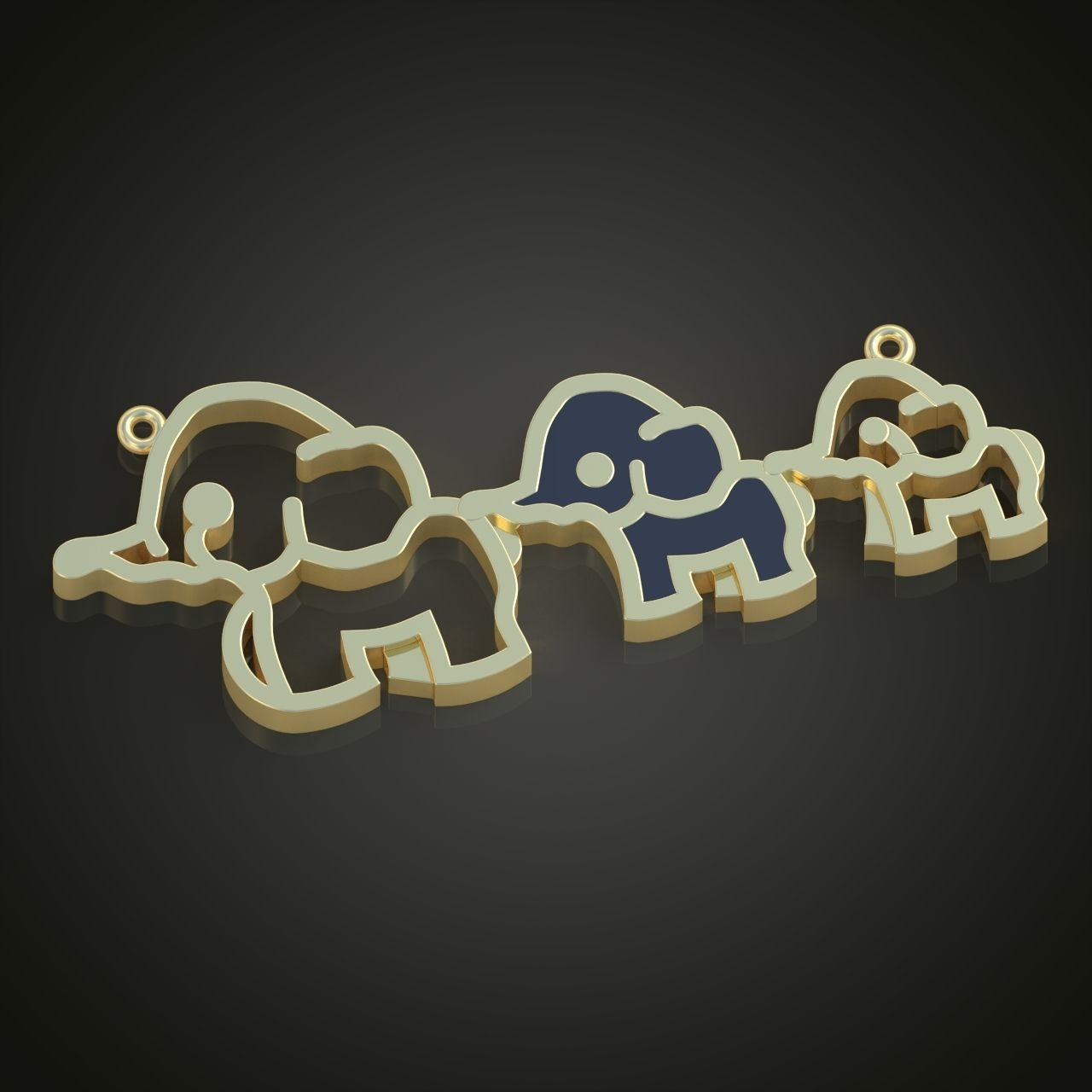 Pendant model 3D 0225 printable model 3D print model_3