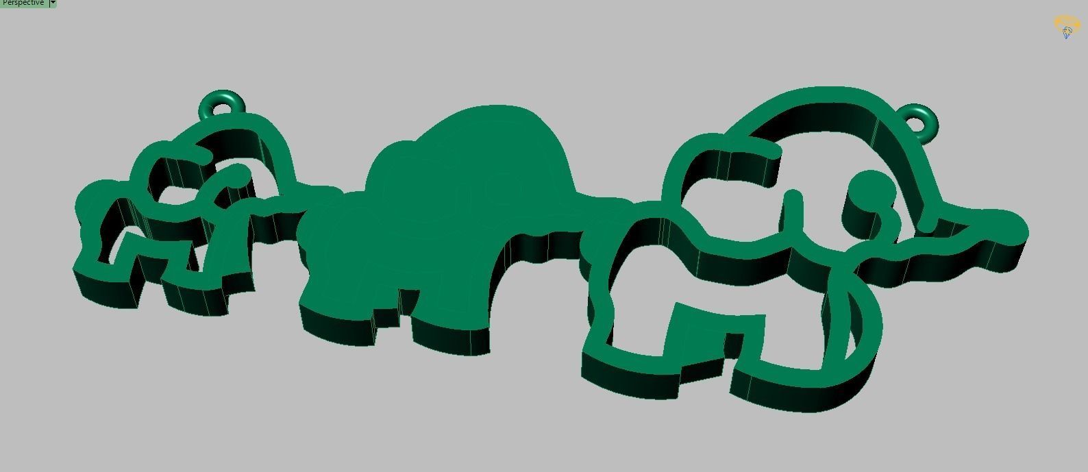 Pendant model 3D 0225 printable model 3D print model_11