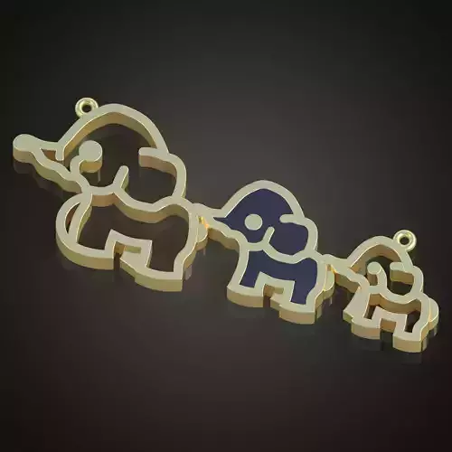 Pendant model 3D 0225 printable model