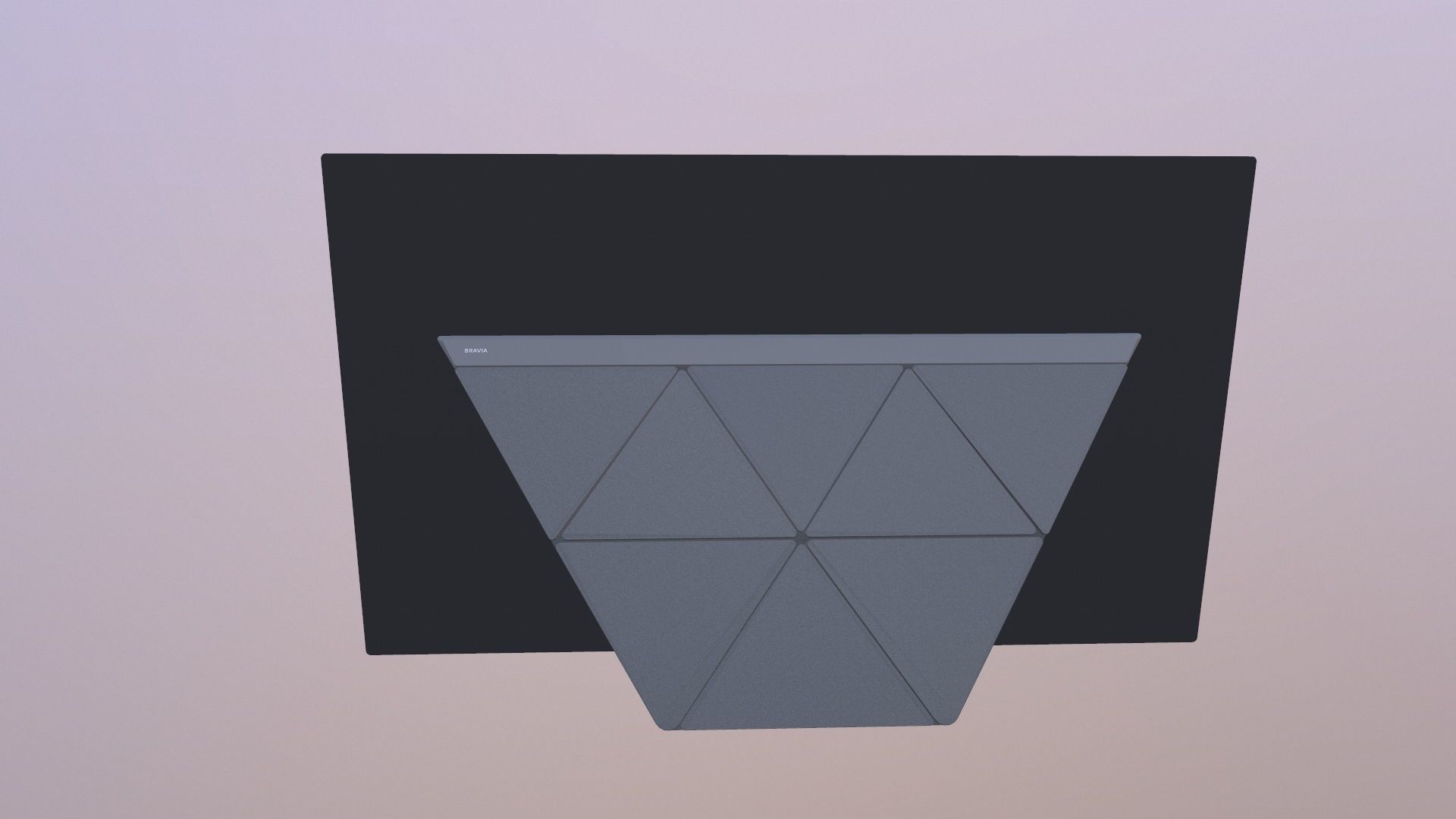 BRAVIA LED 3D model_2