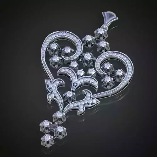 Pendant model 3D 0228 printable model