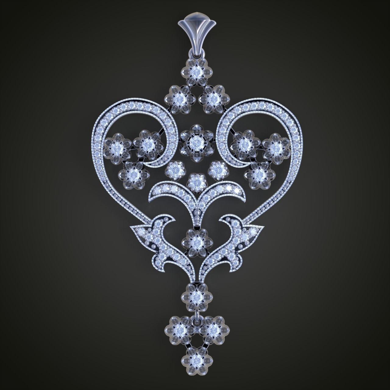 Pendant model 3D 0228 printable model 3D print model_3