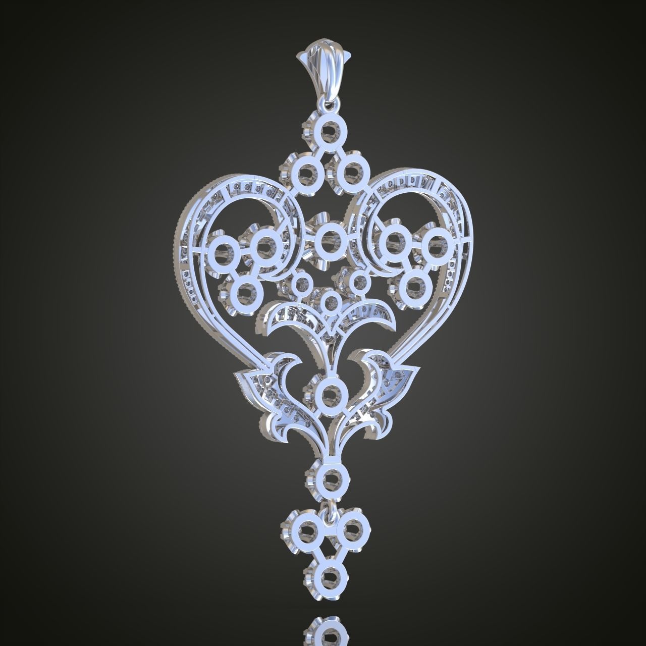 Pendant model 3D 0228 printable model 3D print model_7