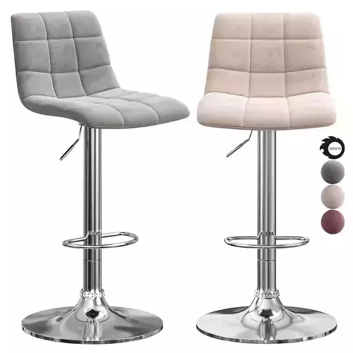 Bar stool Tailor powder pink