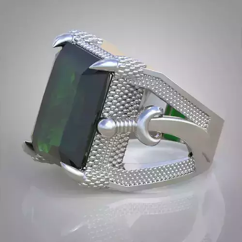 Diamond ring 0482 3D printable model16