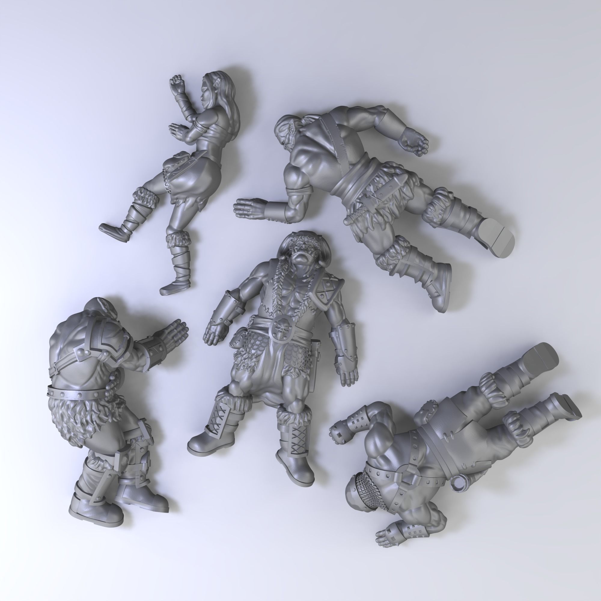 Dead orcs - Harvest of War 3D print model_4