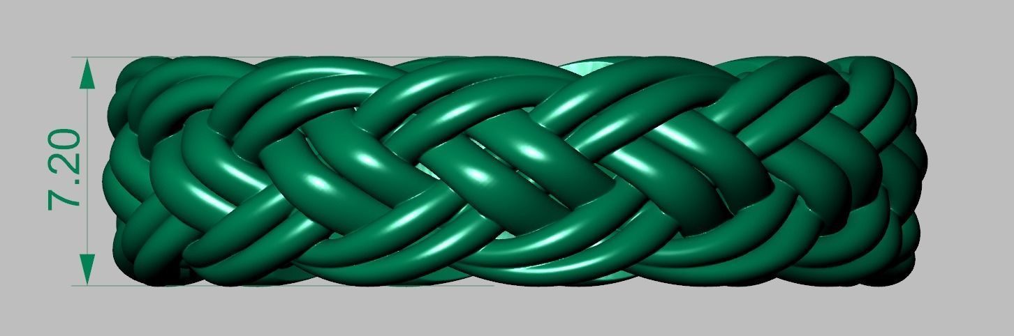 Diamond ring 0486 3D printable model 17 3D print model_14