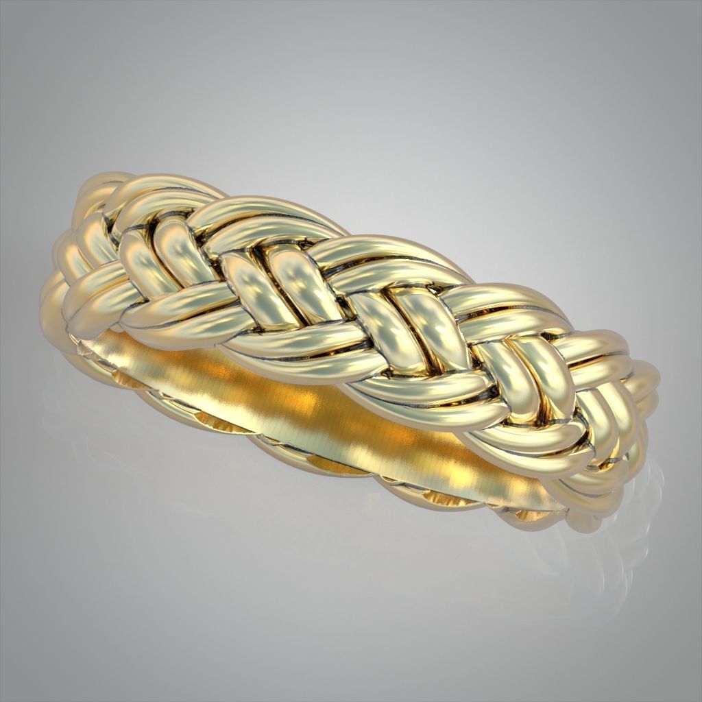 Diamond ring 0486 3D printable model 17 3D print model_4