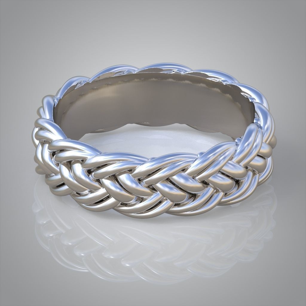 Diamond ring 0486 3D printable model 17 3D print model_9