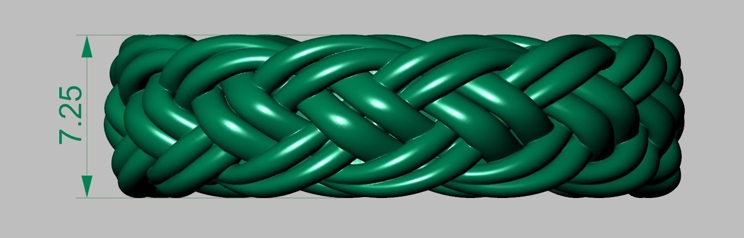 Diamond ring 0486 3D printable model 17 3D print model_11