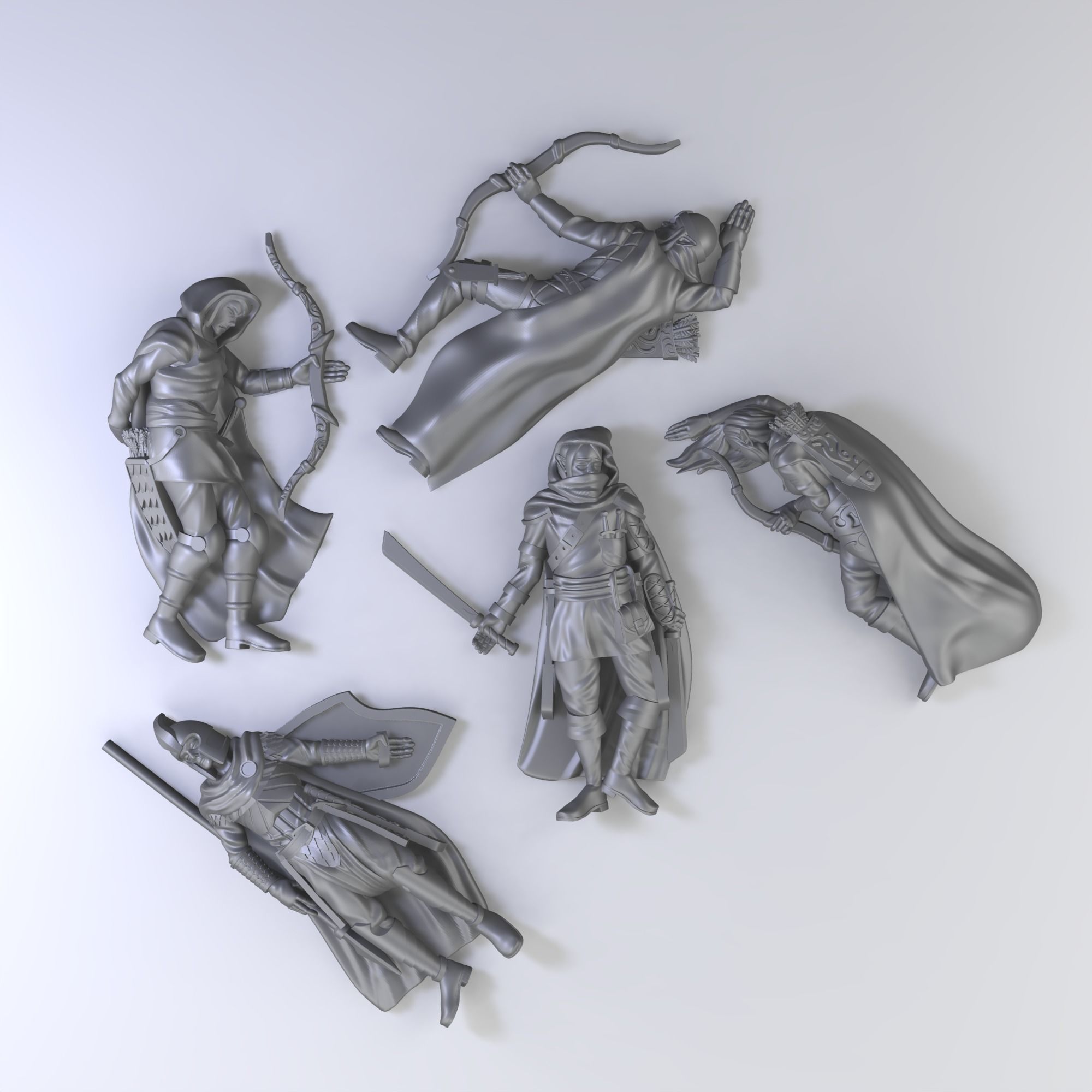Dead Elves - Harvest of War 3D print model_4