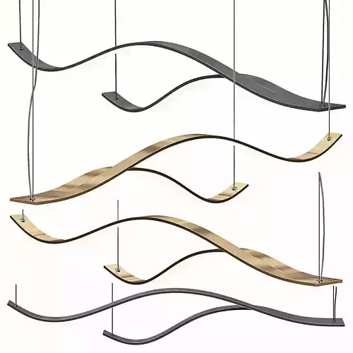 Creative Modern LED Abstract Chandelier