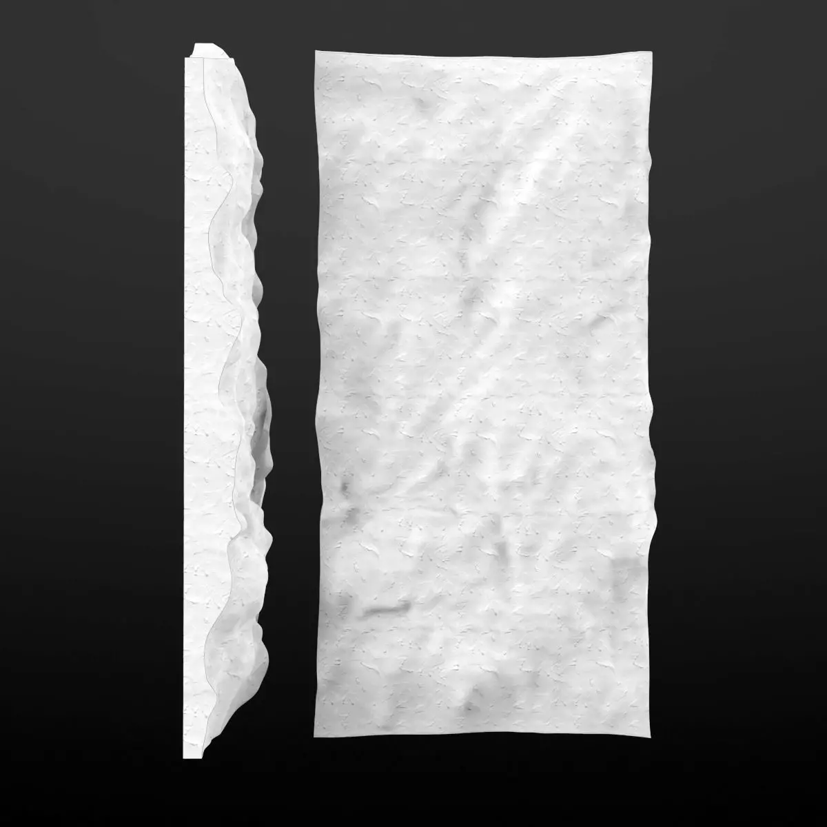 Decoration frame plaster 3D model