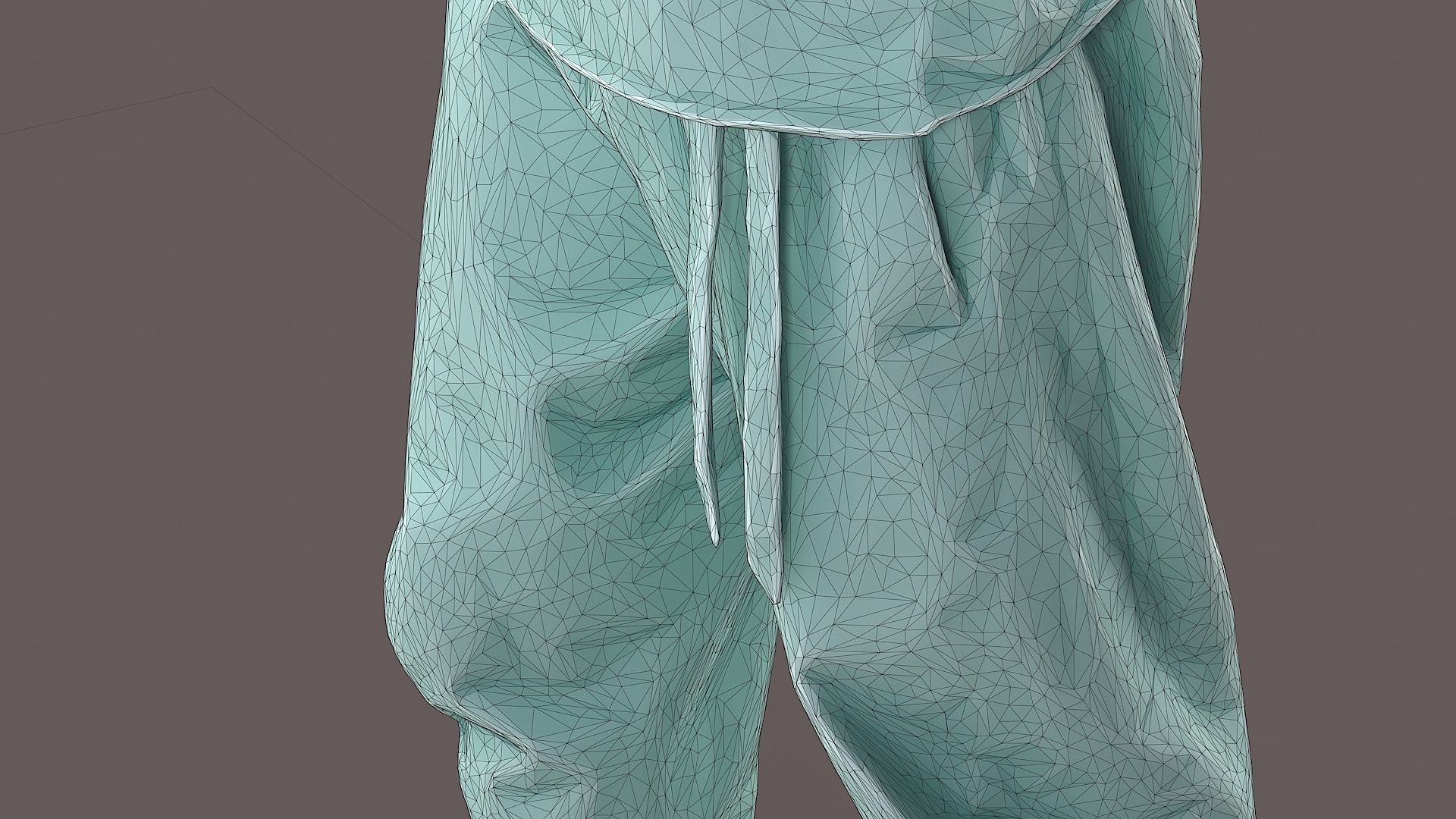 Mystic Urban Man in Prayer Pose with OM Symbol 3D model_15