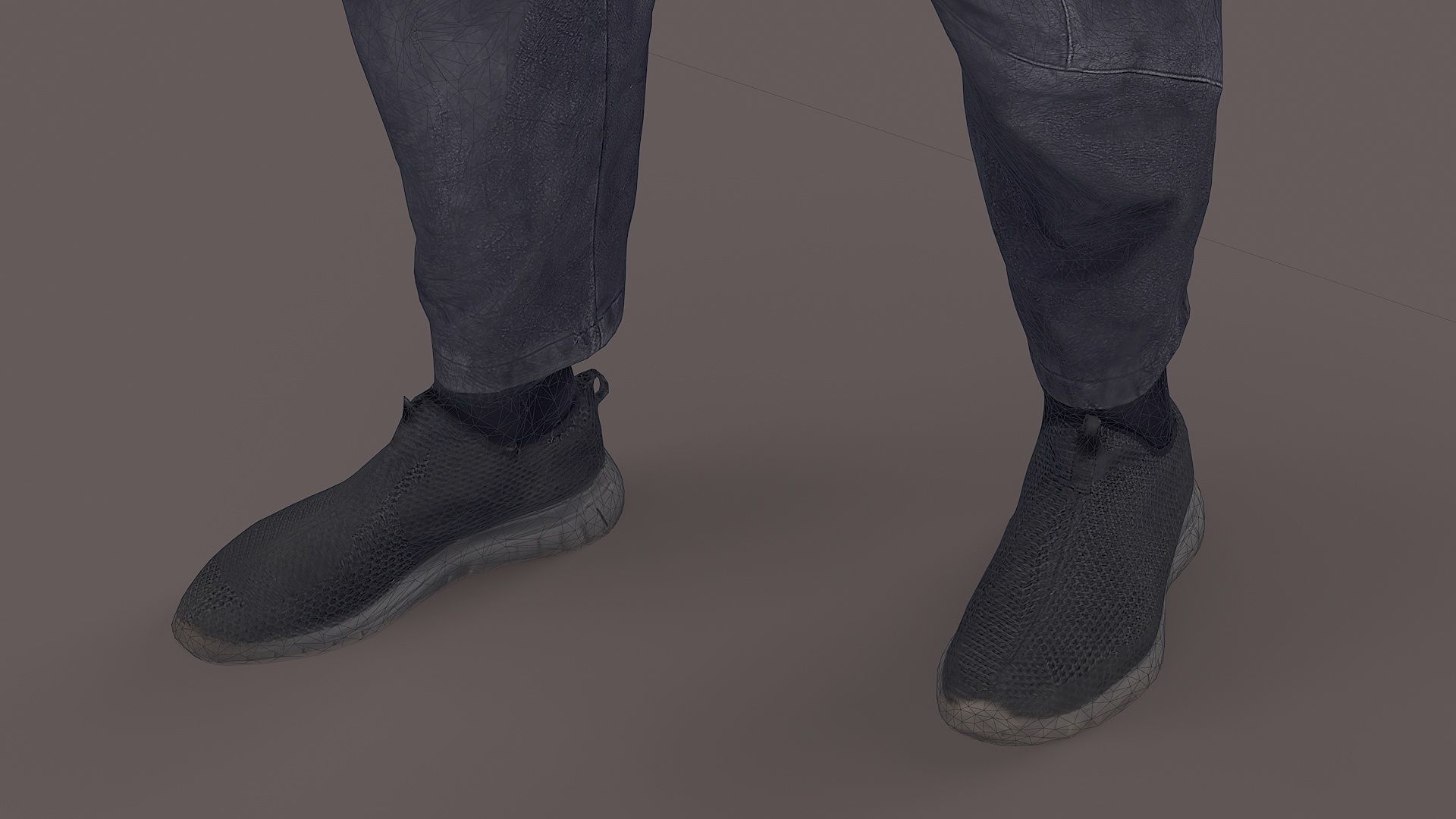 Mystic Urban Man in Prayer Pose with OM Symbol 3D model_16