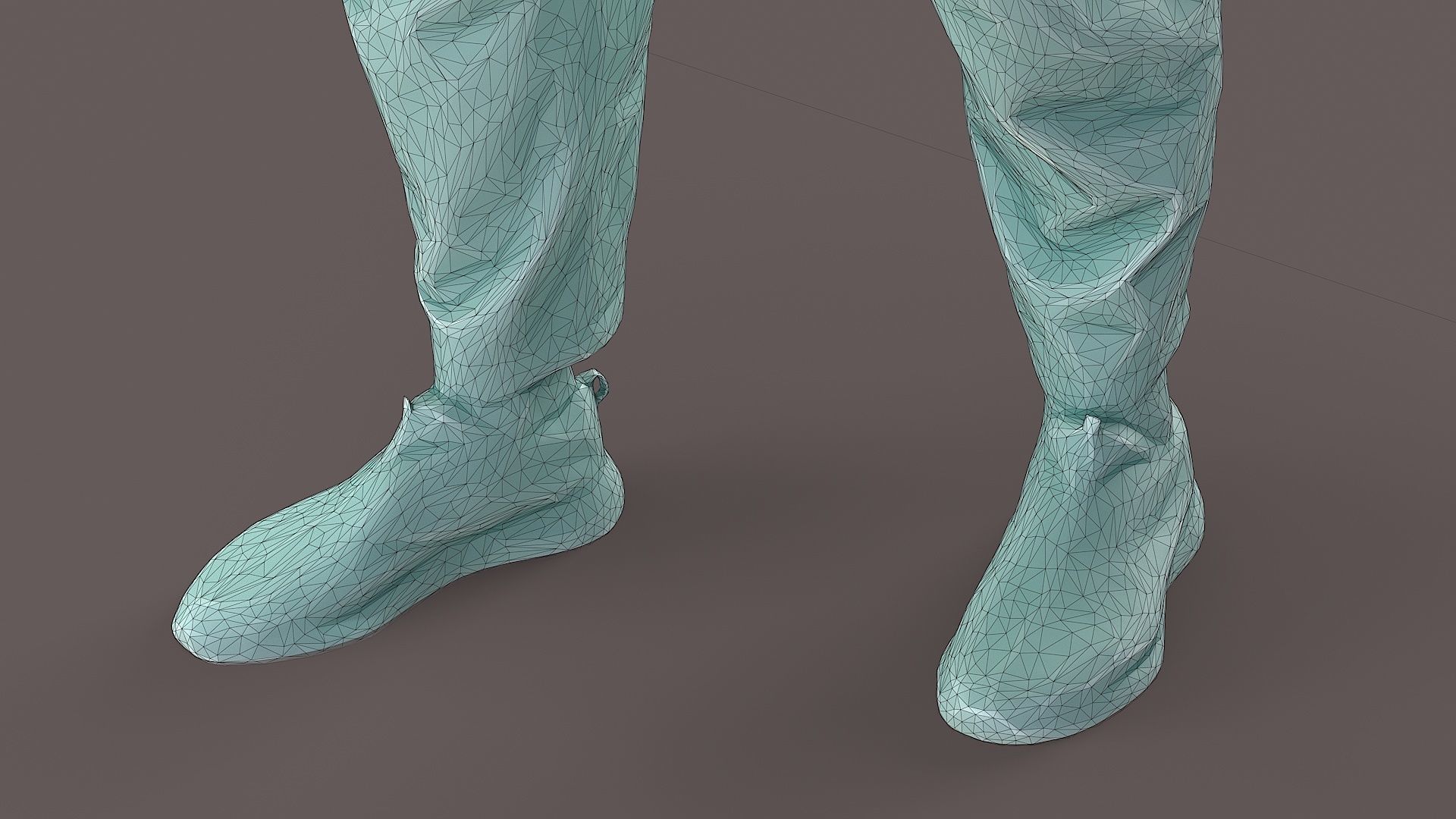 Mystic Urban Man in Prayer Pose with OM Symbol 3D model_17