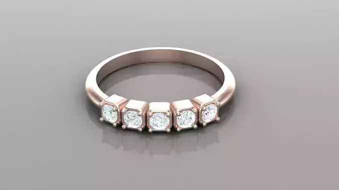 SR9 Solitaire Women Ring Version 1