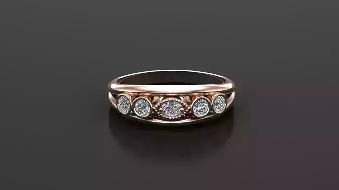 SR58 Solitaire Women Ring Version 1