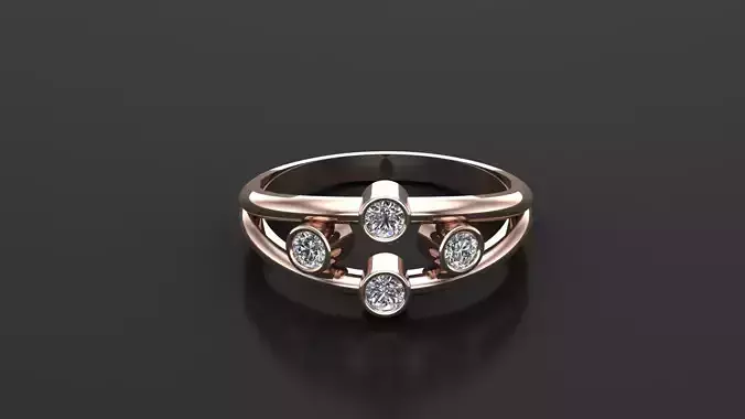SR56 Solitaire Women Ring Version 1