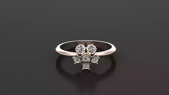 SR51 Solitaire Women Ring Version 1