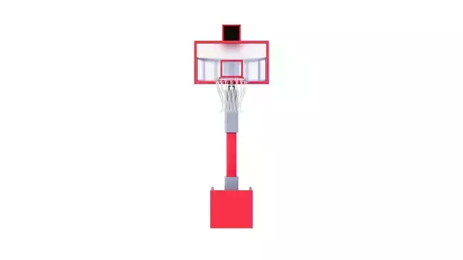 cartoon model of the basketball basket