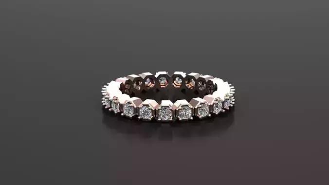 SR47 Solitaire Women Ring Version 1