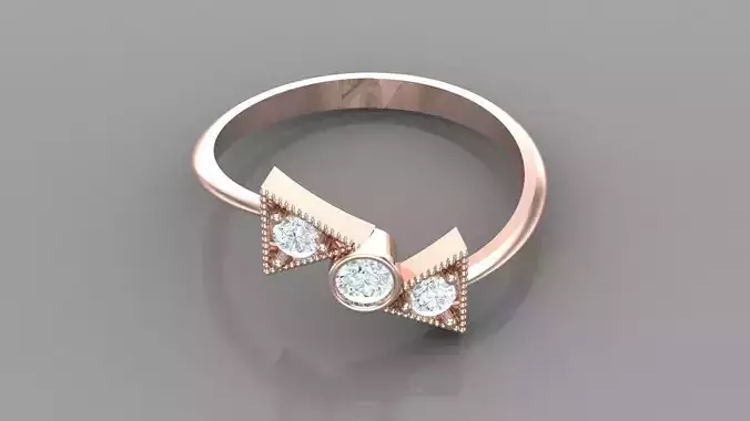 SR44 Solitaire Women Ring Version 1
