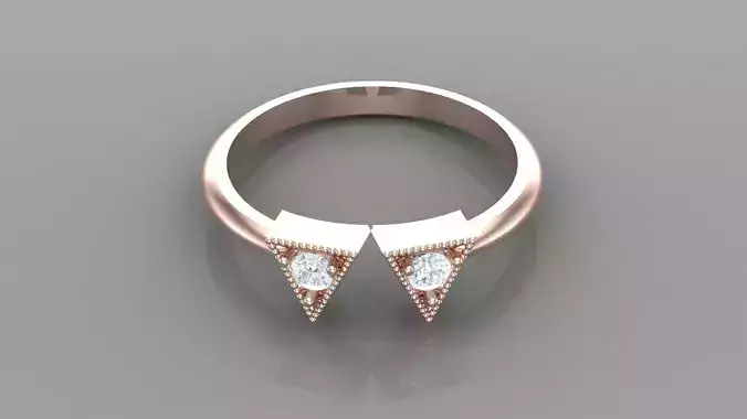SR36 Solitaire Women Ring Version 1