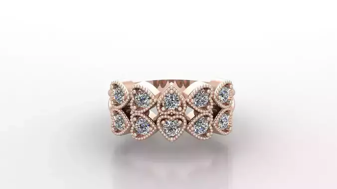 SR32 Solitaire Women Ring Version 1