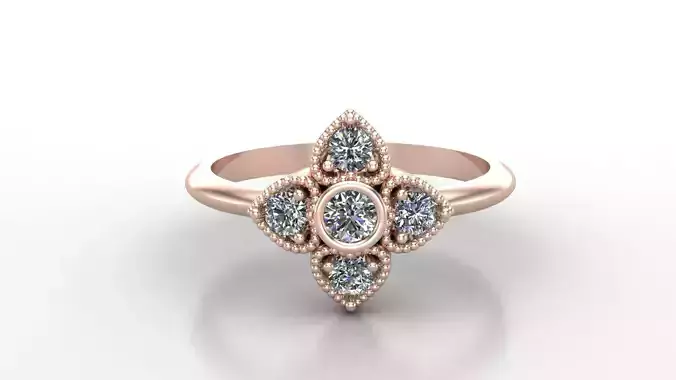 SR28 Solitaire Women Ring Version 1