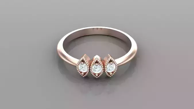 SR18 Solitaire Women Ring Version 1