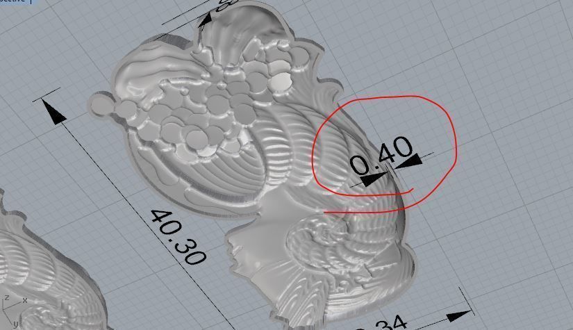 Fortuna necklace 3D print model_7