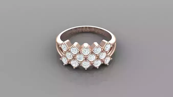 SR14 Solitaire Women Ring Version 1