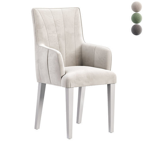 GINSBERG Armchair by Visionnaire 3D model