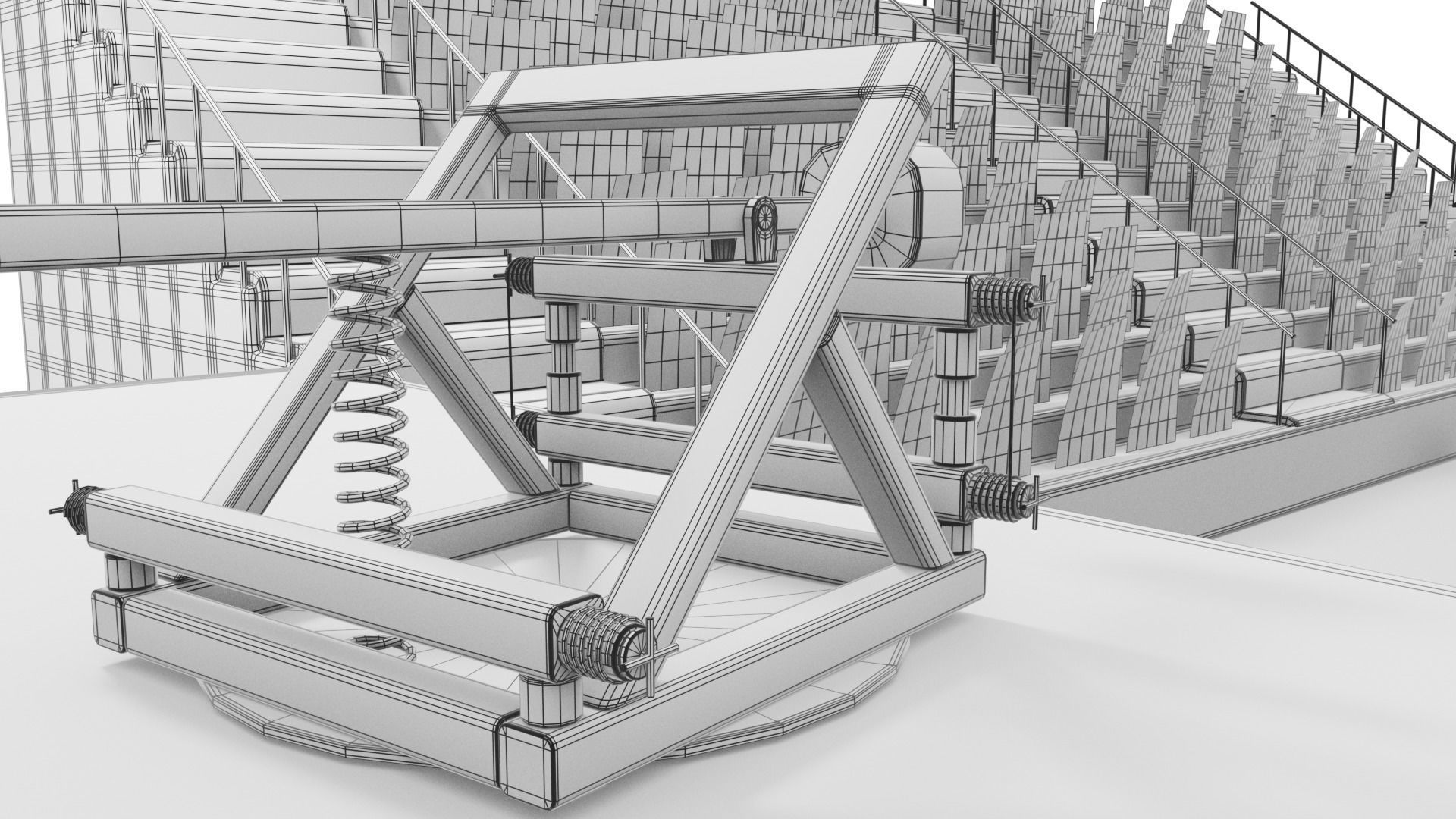 basketball court 3D model_23