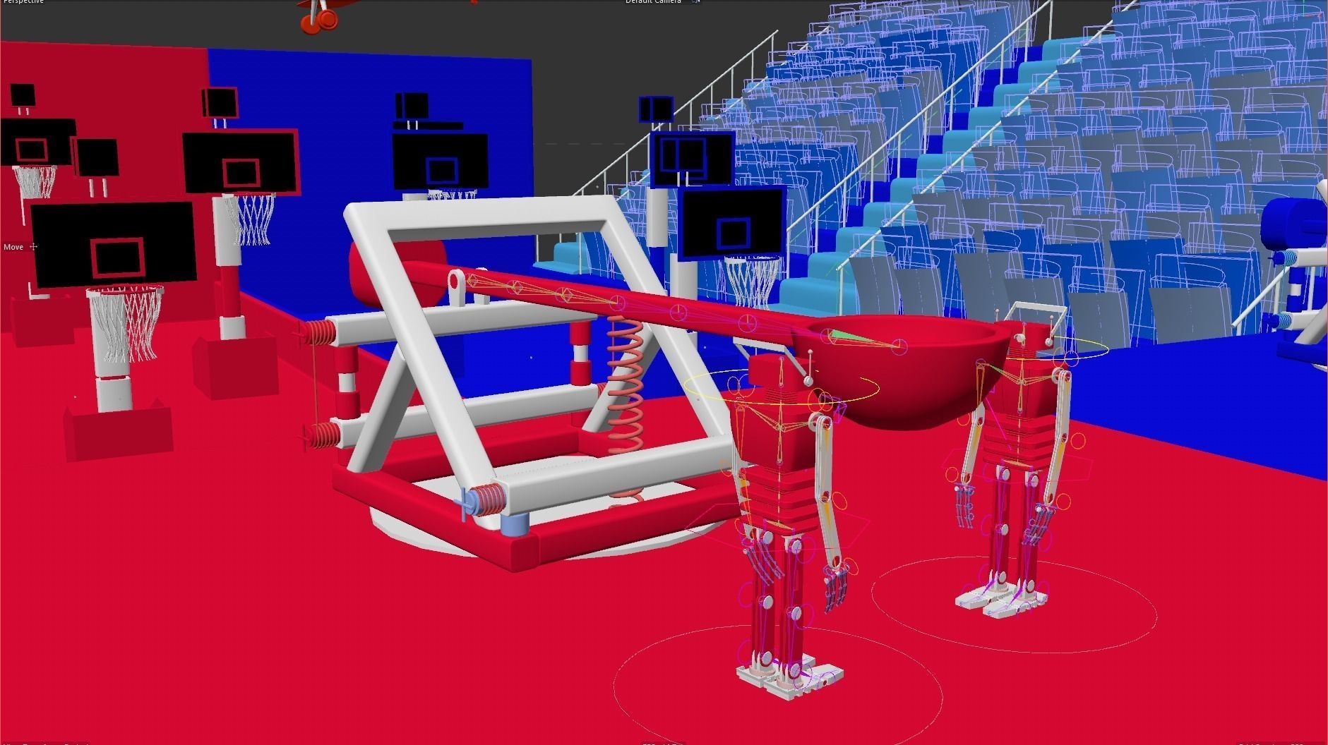 basketball court 3D model_10