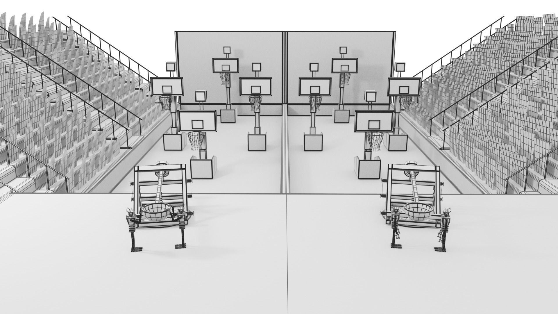 basketball court 3D model_20
