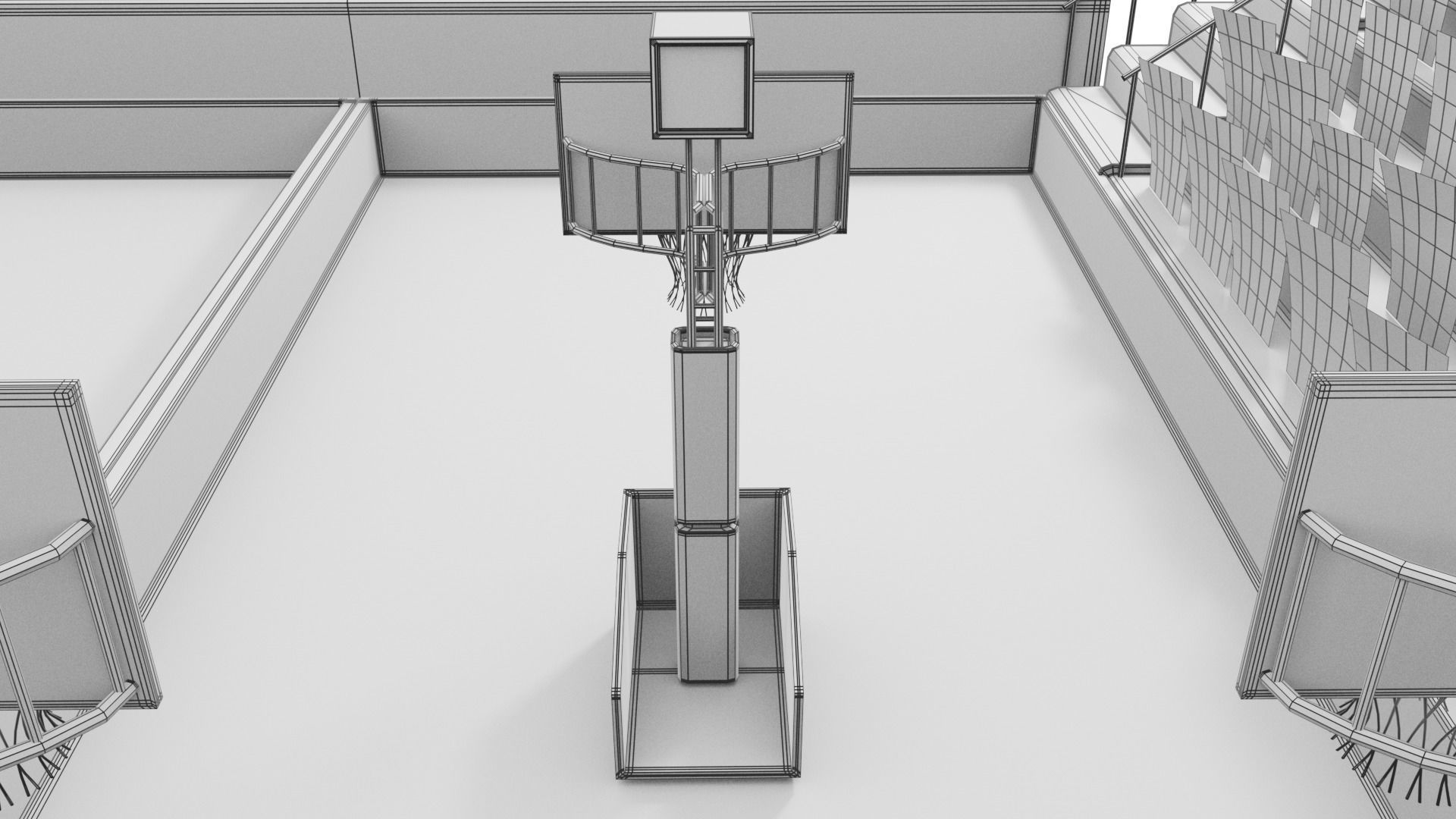 basketball court 3D model_28