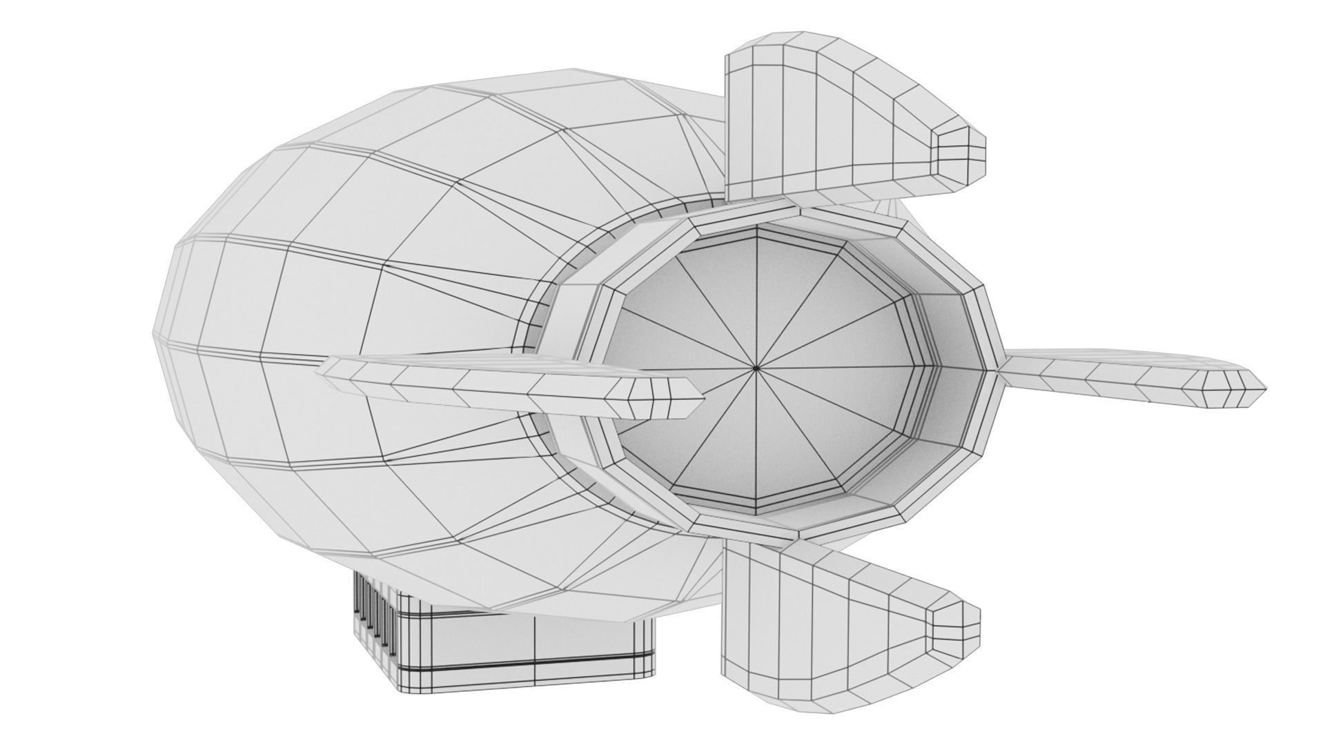 basketball court 3D model_16