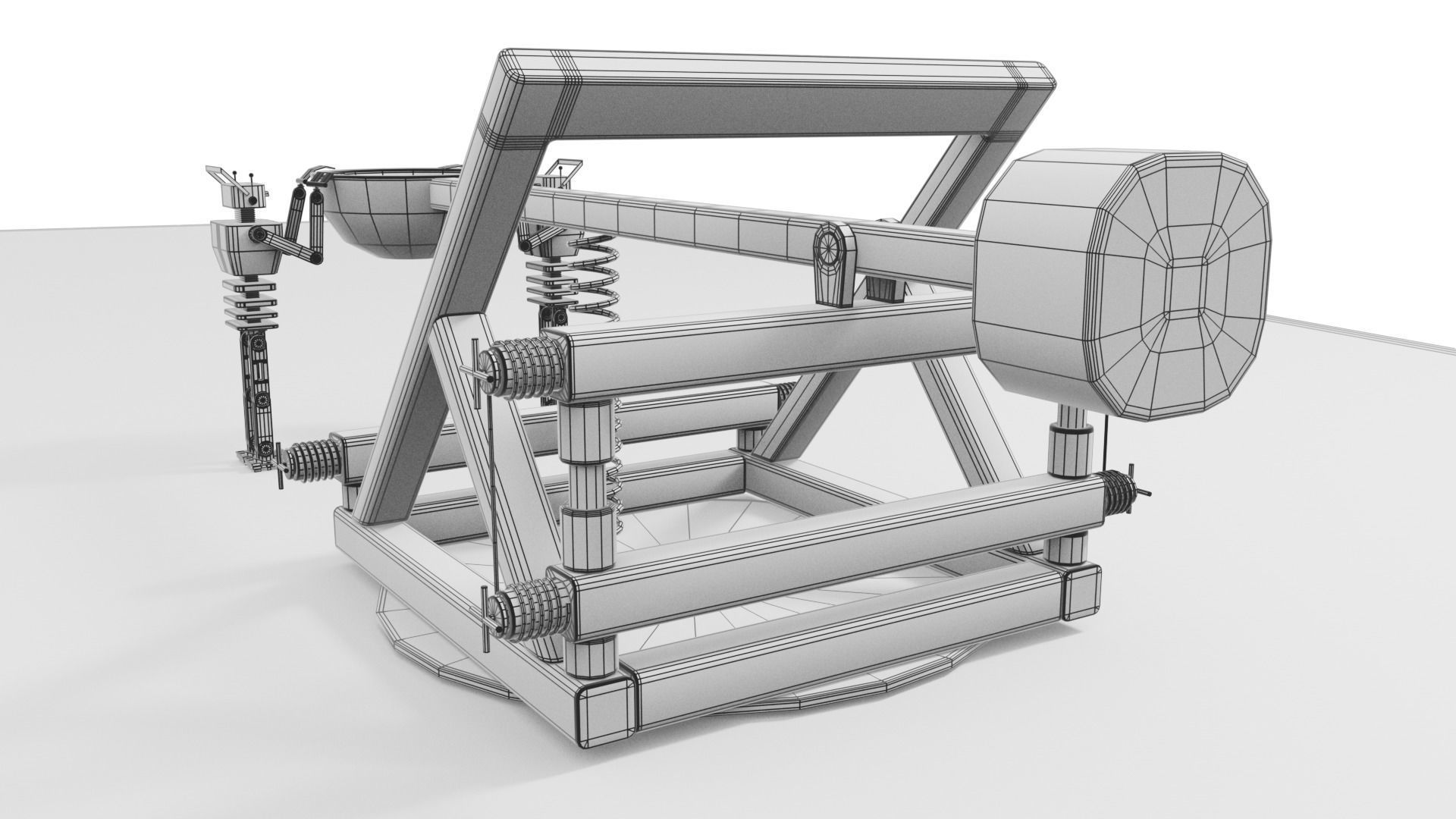 basketball court 3D model_24