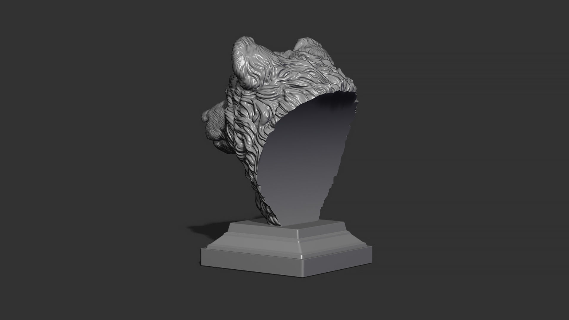 Bear cub 3D print model_21